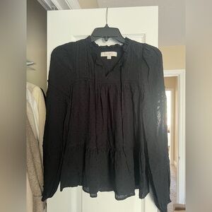 LOFT Women's Black Blouse